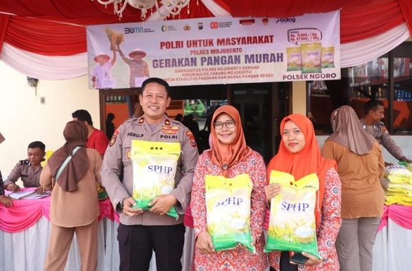 Gerakan Pangan Murah di Mojokerto, Beras 3 Ton Ludes Sejam