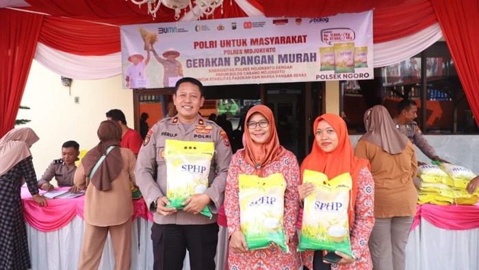 Gerakan Pangan Murah di Mojokerto, Beras 3 Ton Ludes Sejam